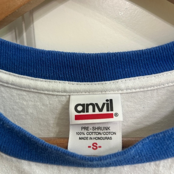 EUC Vintage Chicago Cubs ringer tee size S. Quality cotton Anvil tee. Baseball - Picture 3 of 6